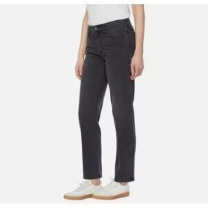 Hudson Women's Mid-Rise Signature Pockets Straight Jeans, Night Time, 4/27